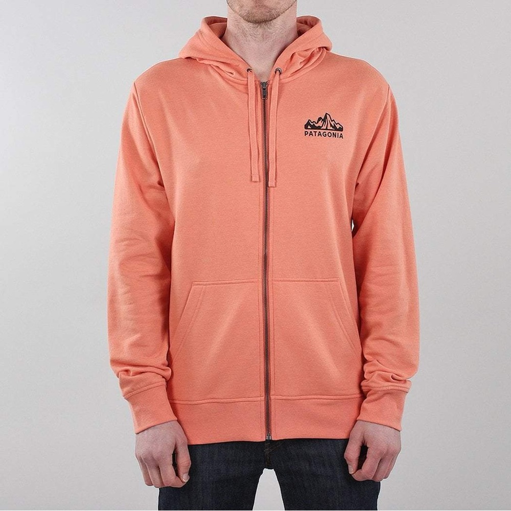 Patagonia Men's Peach Zip-Up Sweater